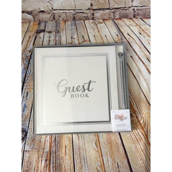 Studio His & Hers Guest Book & Pen - Picture 12 of 12